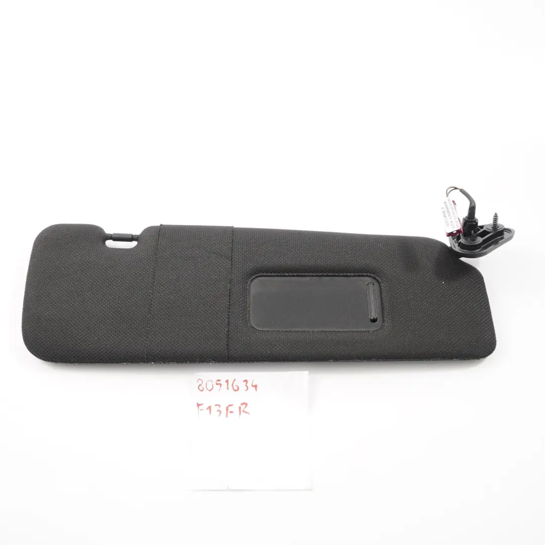  Sun Visor BMW F06 F13 Sunvisor Mirror Trim Panel Right O/S Anthracite - SKU 8051634 - Part number 8051634