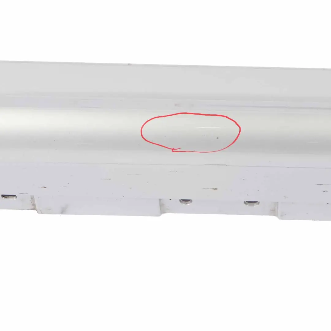 BMW X3 F25 Side Skirt Left N/S M Sport Sill Strip Cover Trim Glacier Silver A83 - SKU 8052075-GSB - Part number 8052075