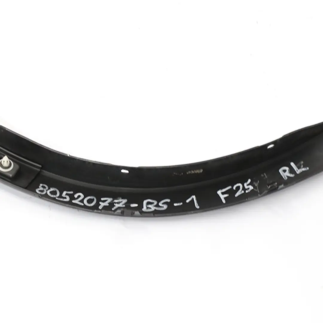 BMW X3 F25 Cover Wheel Arch Rear Left N/S Trim Moulding Strip Black Sapphire 475 - SKU 8052077-BS1 - Part number 8052077
