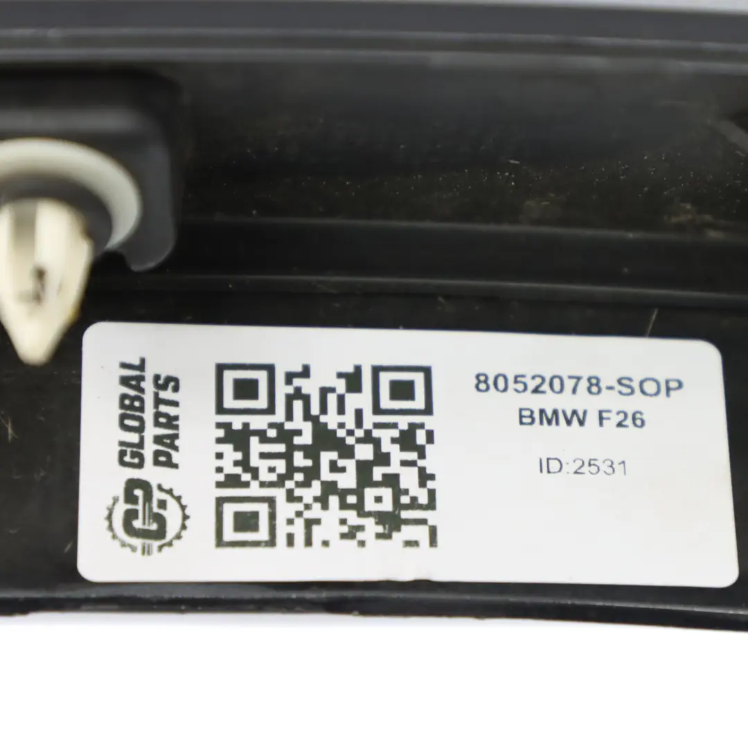 BMW X3 F25 Abdeckung Radkasten hinten rechts Zierleiste Sophistograu Grau - A90 - SKU 8052078-SOP - Teilenummer 8052078