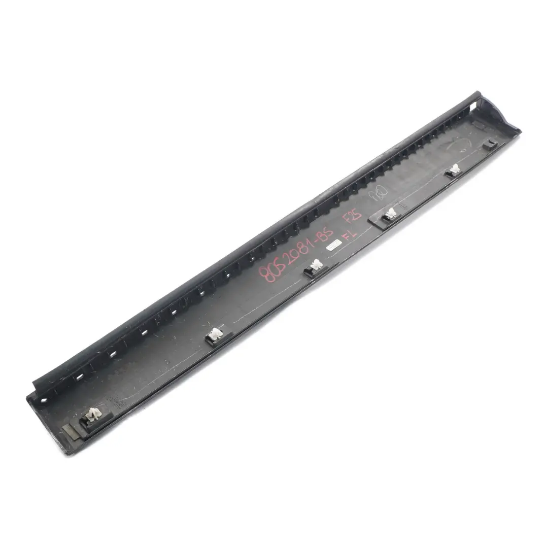 BMW X3 F25 Tira de puerta M Sport Trim Delantero Izquierdo Tapa Zafiro Negro 475 - SKU 8052081-BS - Número de pieza 8052081