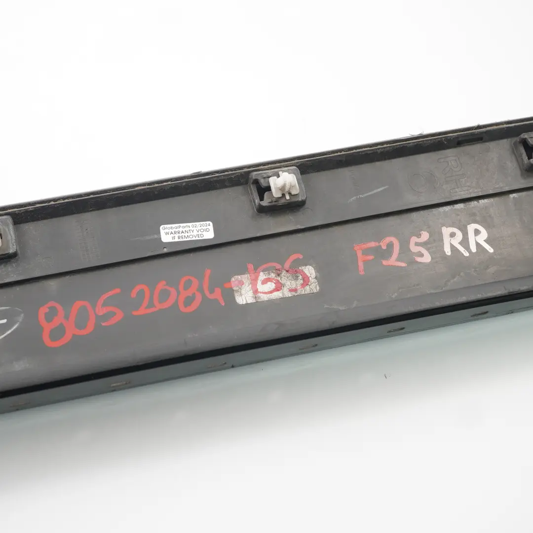BMW X3 F25 Striscia porta M Sport Moulding posteriore destro Nero Zaffiro - 475 - SKU 8052084-BS - Numero di parte 8052084