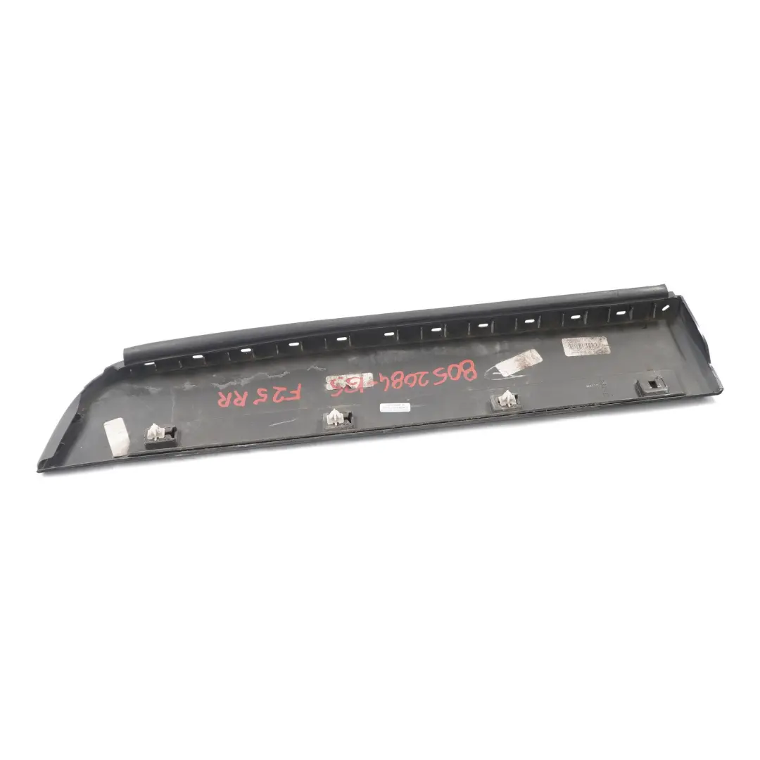 BMW X3 F25 Tür leiste M Sport Zierleiste hinten rechts Schwarz Saphir - 475 - SKU 8052084-BS - Teilenummer 8052084