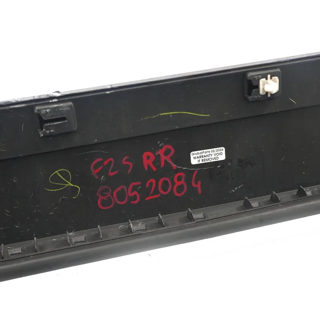 BMW X3 F25 Tira de puerta M Sport Trim Trasera Derecha Gris Espacial A52 - SKU 8052084-SCG - Número de pieza 8052084