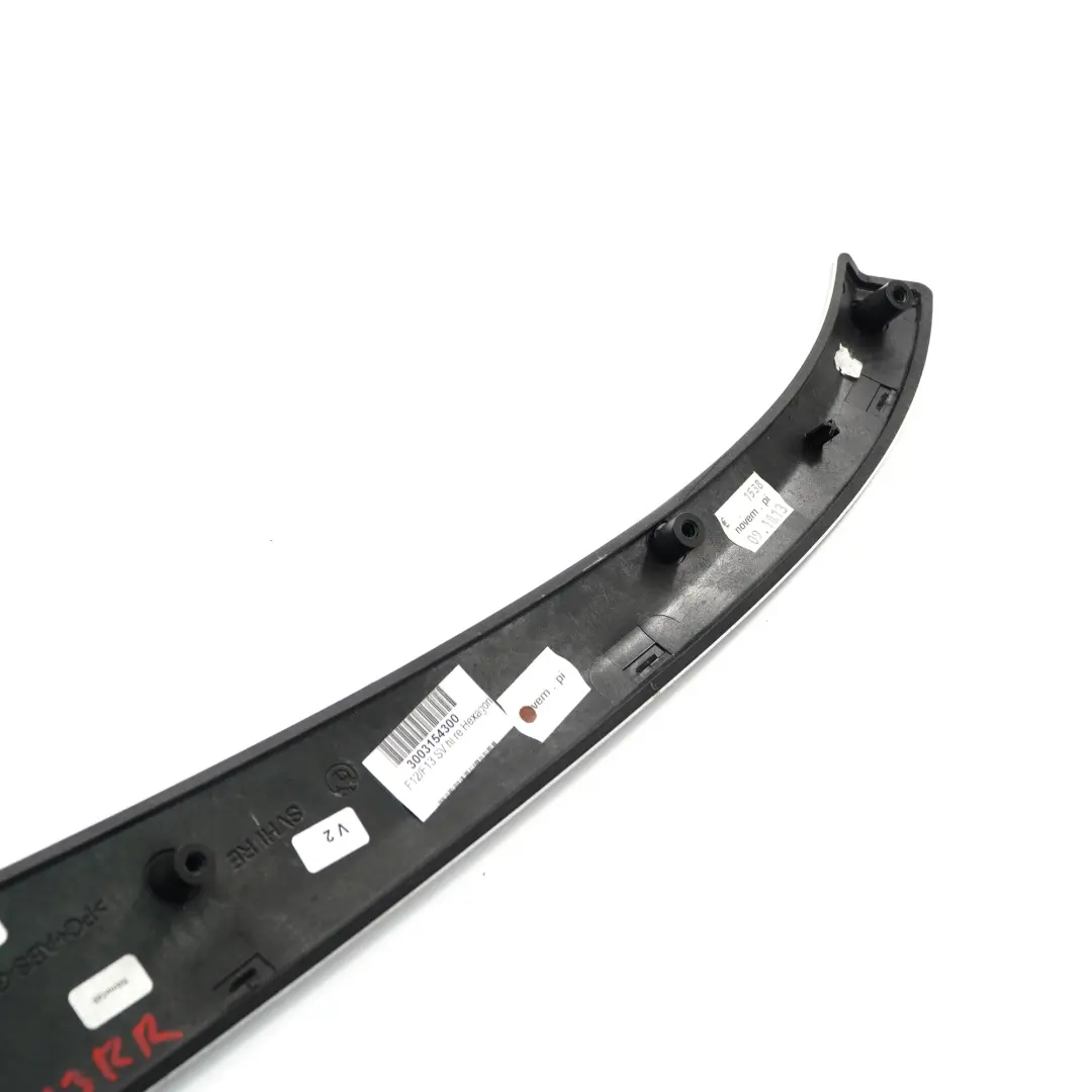 BMW F13 Listwa Ozdobna Rączki Tylnych Drzwi Prawa Aluminium Hexagon - SKU 8052334 - Numer Części 8052334