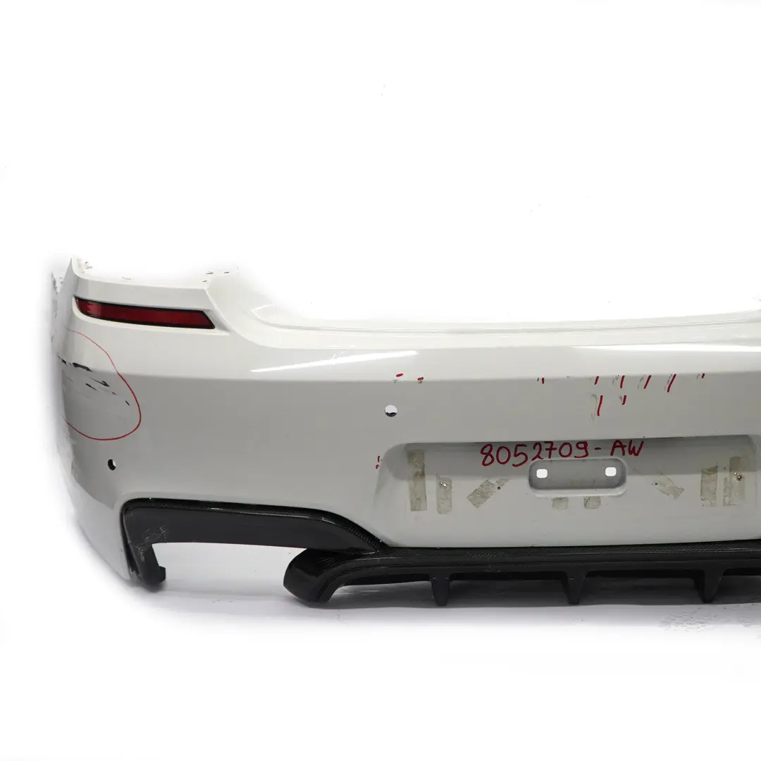 Rear Bumper BMW F12 F13 M Sport Bumper Panel Trim PDC Alpine White - 300 - SKU 8052709-AW - Part number 8052709