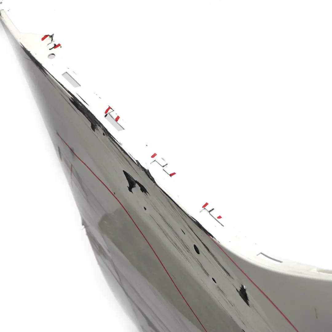 Bumper BMW F12 F13 M Sport Bumper Panel Trim PDC Alpine White - 300 to Rear with Part number 8052709 Rear Bumper BMW F12 F13 M Sport Bumper Panel Trim PDC Alpine White - 300 - SKU 8052709-AW - Part number 8052709