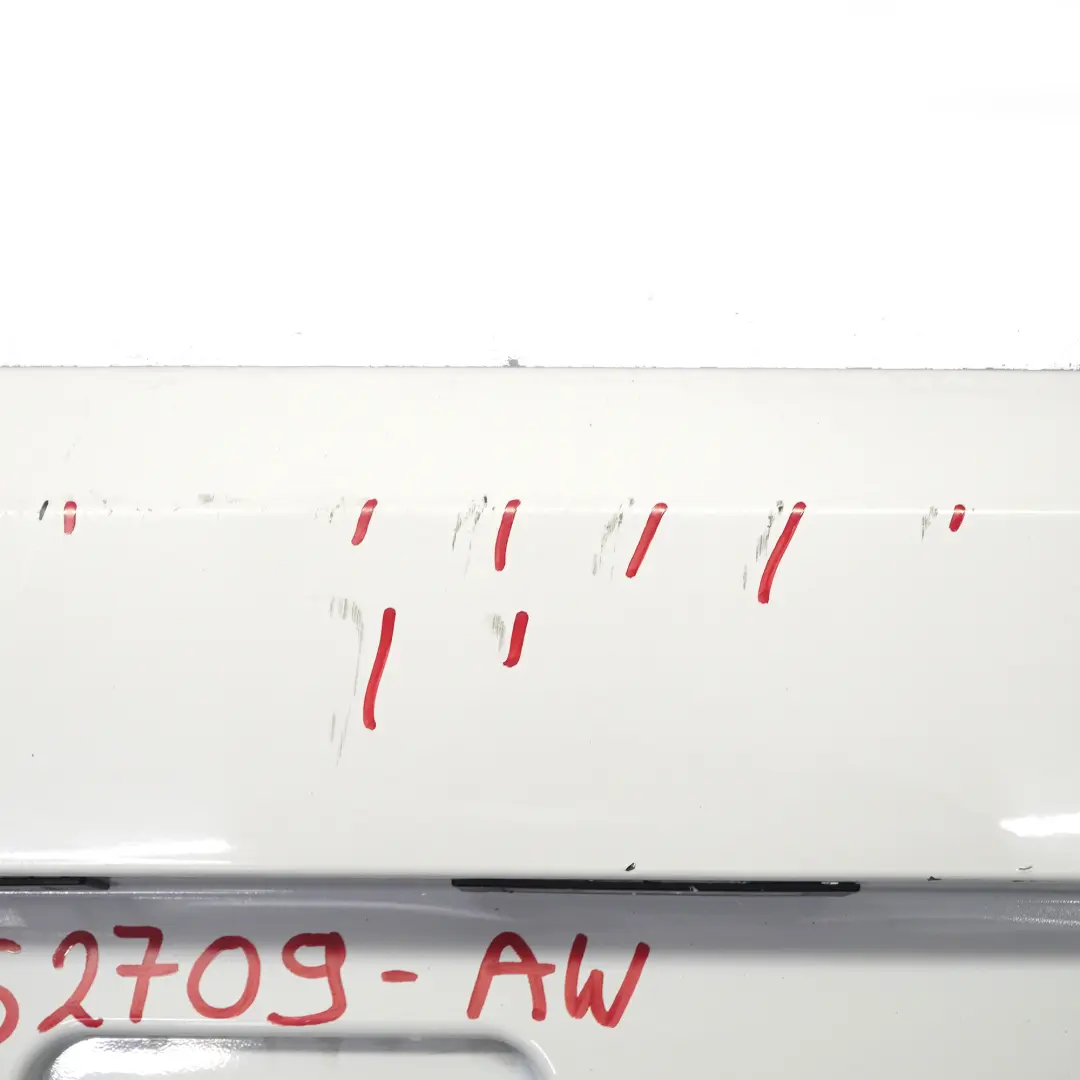 Bumper BMW F12 F13 M Sport Bumper Panel Trim PDC Alpine White - 300 to Rear with Part number 8052709 Rear Bumper BMW F12 F13 M Sport Bumper Panel Trim PDC Alpine White - 300 - SKU 8052709-AW - Part number 8052709