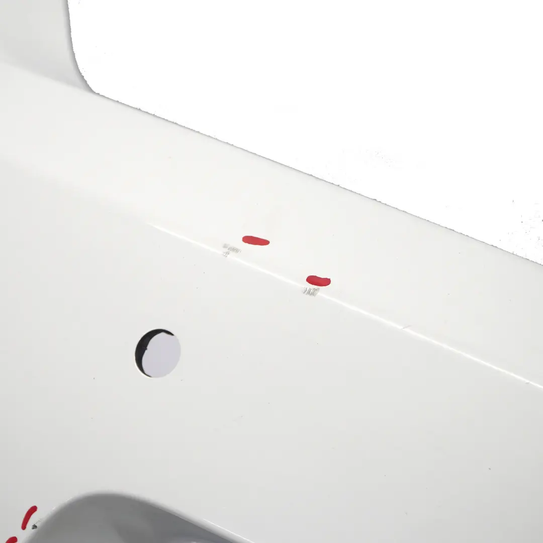 Bumper BMW F12 F13 M Sport Bumper Panel Trim PDC Alpine White - 300 to Rear with Part number 8052709 Rear Bumper BMW F12 F13 M Sport Bumper Panel Trim PDC Alpine White - 300 - SKU 8052709-AW - Part number 8052709