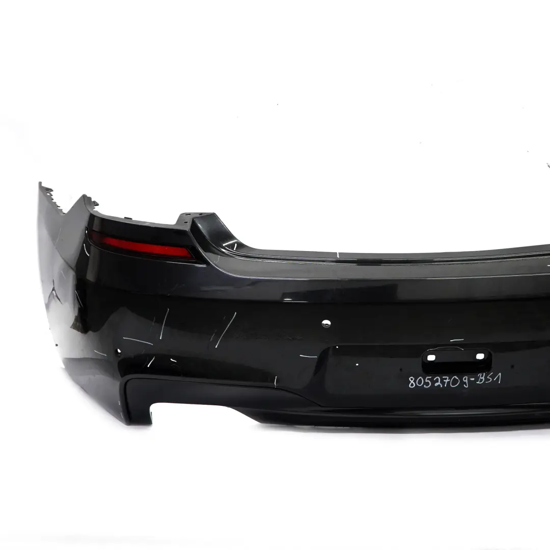 Rear Bumper BMW F12 F13 M Sport Bumper Panel Trim PDC Black Sapphire - 475 - SKU 8052709-BS1 - Part number 8052709