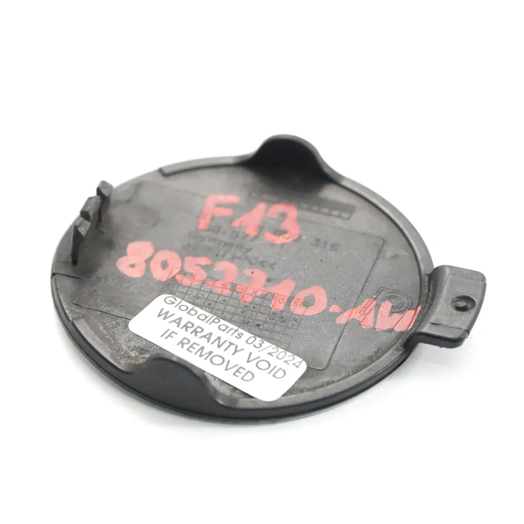 Vorne stoßstange Abdeckung Abschleppöse Alpinweiß - 300 8050316 für BMW F13 M Sport mit Teilenummer 8052710 BMW F13 M Sport Vorne stoßstange Abdeckung Abschleppöse Alpinweiß - 300 8050316 - SKU 8052710-AW - Teilenummer 8052710