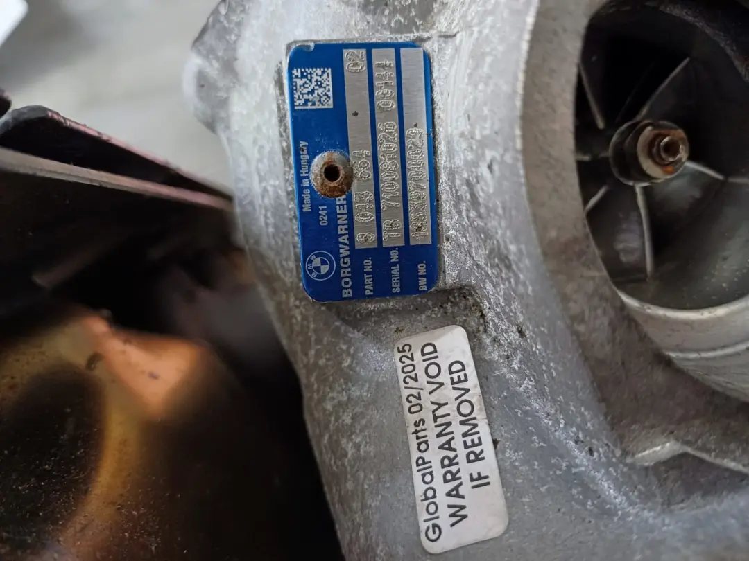 N55 Turbo Turbosprężarka Turbina do BMW F87 M2 o numerze 8053153 BMW F87 M2 N55 Turbo Turbosprężarka Turbina - SKU 8053153 - Numer Części 8053153