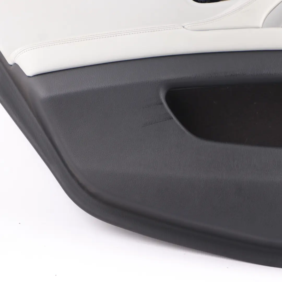 BMW F10 M5 Door Card Rear Left N/S Lining Panel Leather Merino Silverstone - SKU 8053665 - Part number 8053665