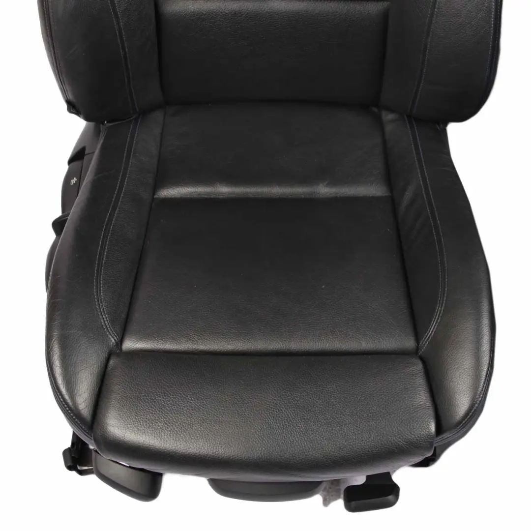 Leather Seats BMW E88 M Sport Black Boston Blue Thread Seat Door Cards to with Part number 8053972 Leather Seats BMW E88 M Sport Black Boston Blue Thread Seat Door Cards - SKU 8053972-1 - Part number 8053972