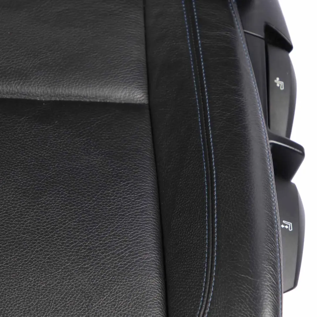 Leather Seats BMW E88 M Sport Black Boston Blue Thread Seat Door Cards to with Part number 8053972 Leather Seats BMW E88 M Sport Black Boston Blue Thread Seat Door Cards - SKU 8053972-1 - Part number 8053972