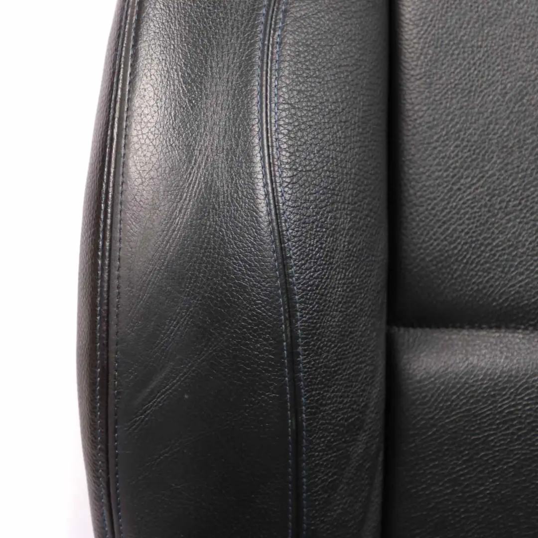 Leather Seats BMW E88 M Sport Black Boston Blue Thread Seat Door Cards to with Part number 8053972 Leather Seats BMW E88 M Sport Black Boston Blue Thread Seat Door Cards - SKU 8053972-1 - Part number 8053972