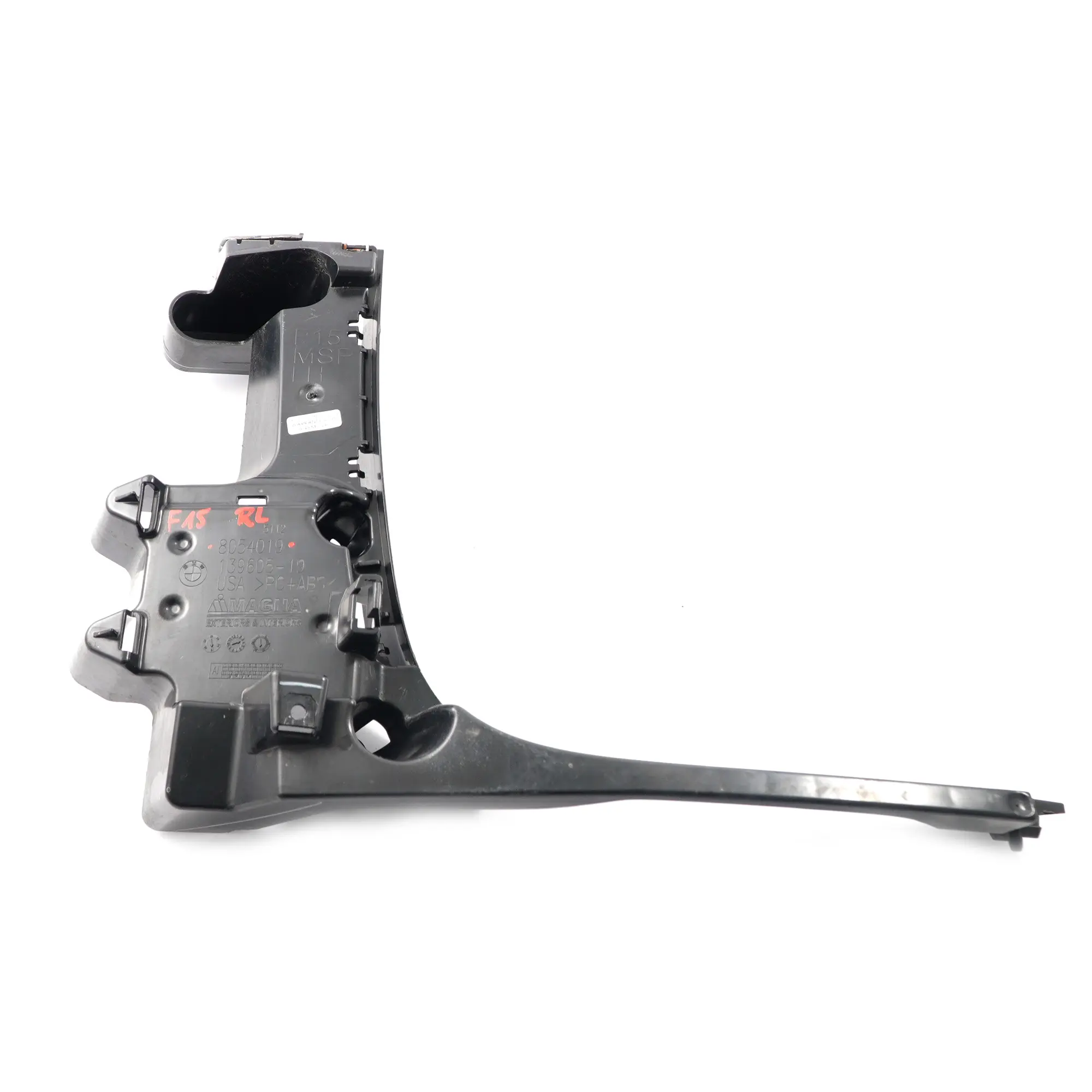 BMW X5 F15 M Sport Montaje Esquina Parachoques Trasero Izquierdo Embellecedor
