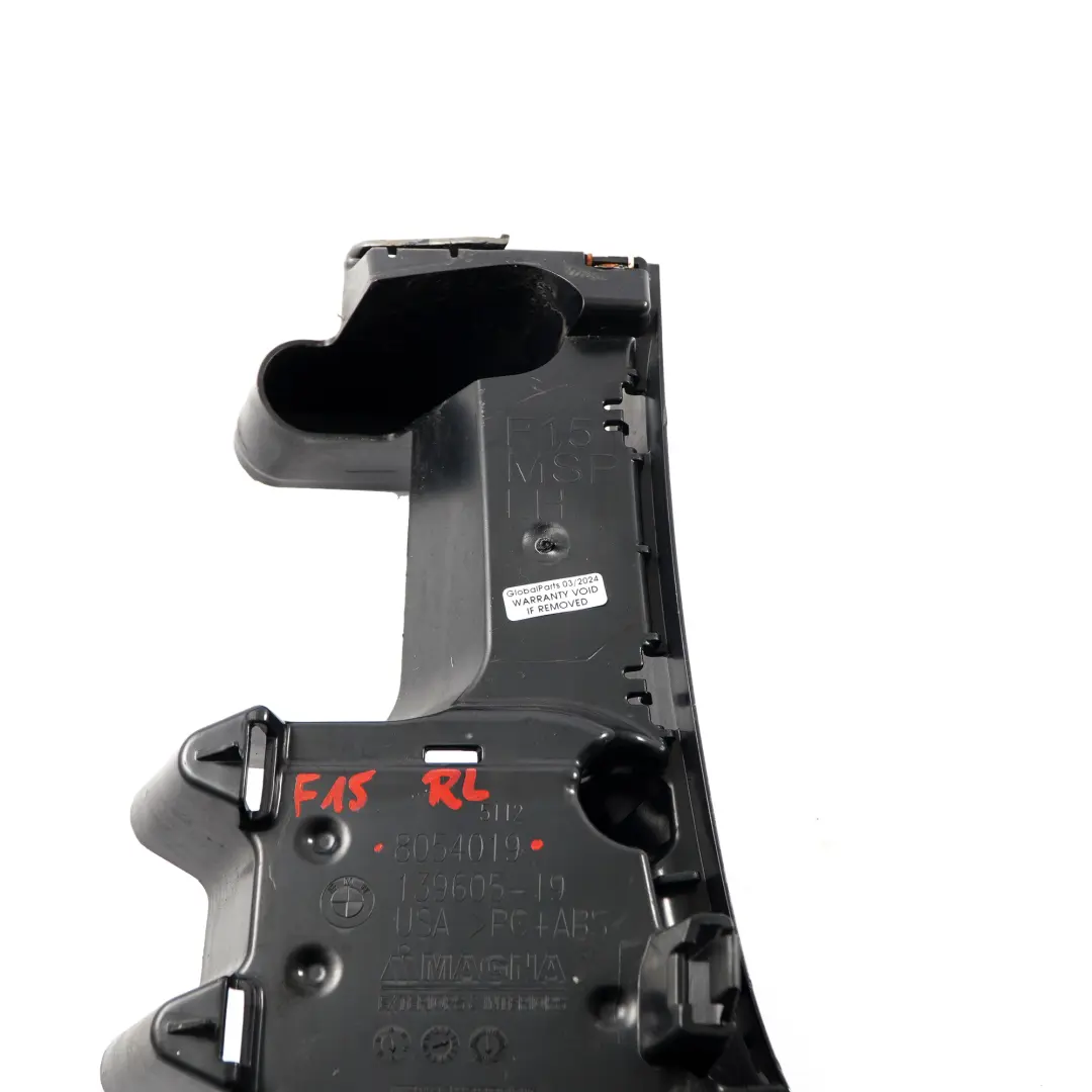 BMW X5 F15 M Sport Supporto Per Paraurti Posteriore Sinistro - SKU 8054019 - Numero di parte 8054019