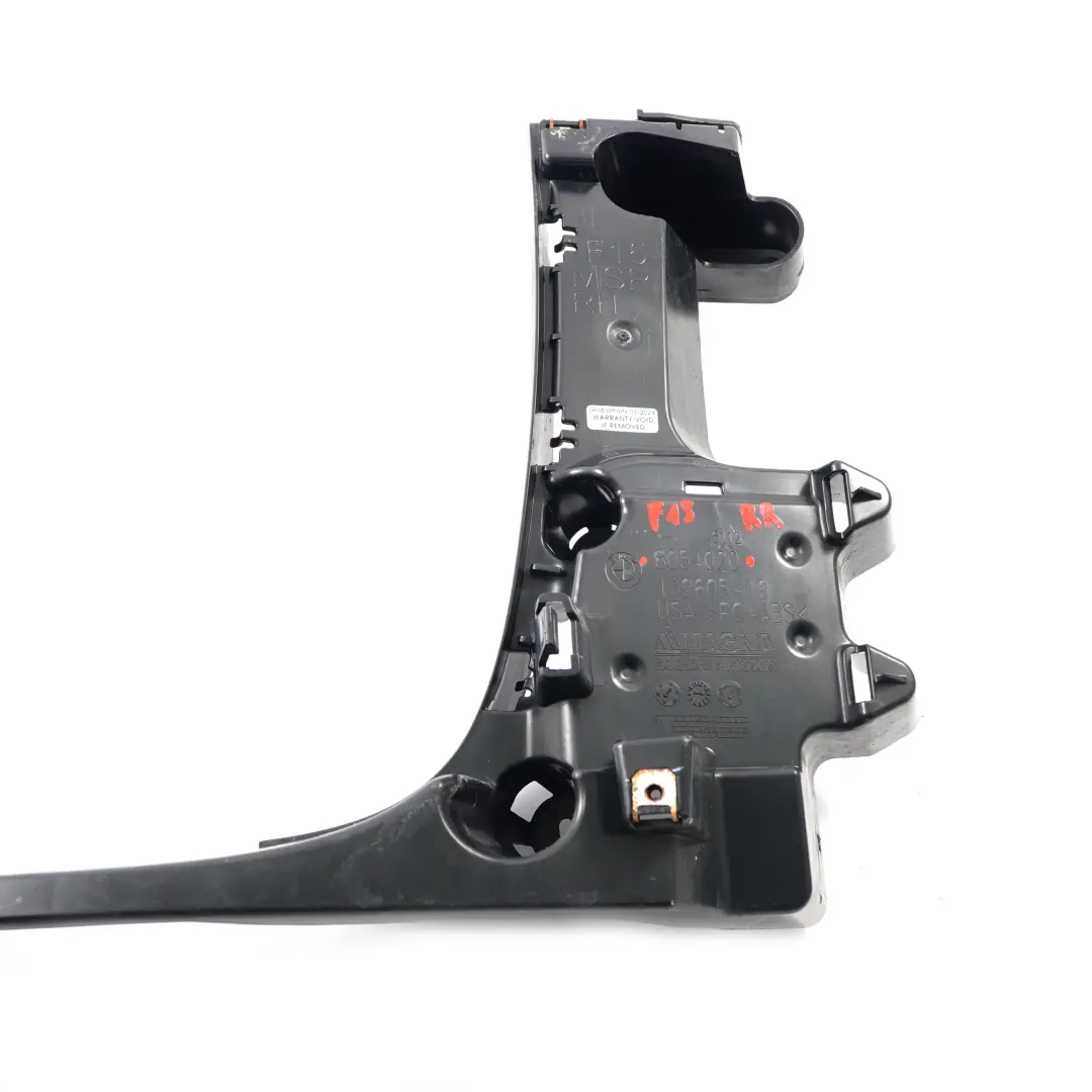 BMW X5 F15 M Sport Mounting Bumper Corner Rear Right O/S Bracket Holder - SKU 8054020 - Part number 8054020