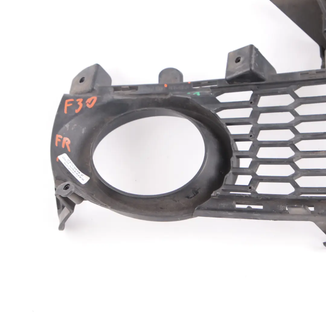 BMW F30 F31 M Sport Front Bumper Cover Trim Fog Lamp Grill Right O/S - SKU 8054156-1 - Part number 8054156