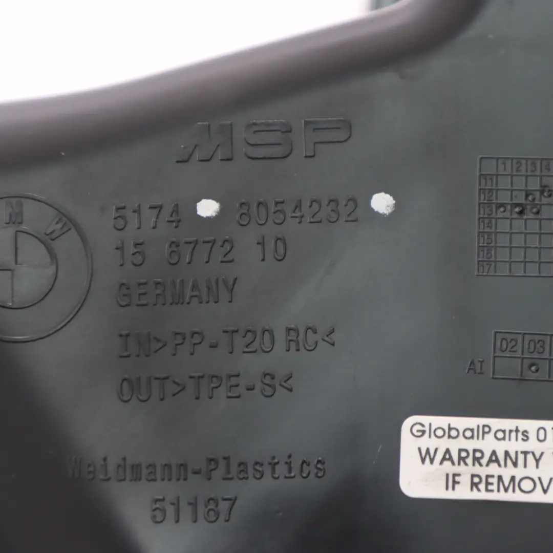 Luftkanal BMW F30 F31 M Sport Ansaugkanal Stoßstange Kühlerhalterung für mit Teilenummer 8054232 Luftkanal BMW F30 F31 M Sport Ansaugkanal Stoßstange Kühlerhalterung - SKU 8054232 - Teilenummer 8054232