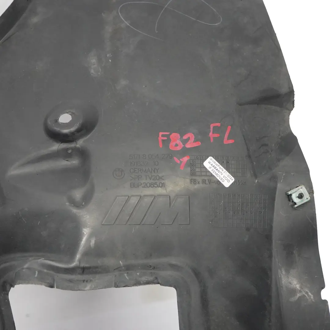 Arch Front Section Left N/S to BMW F80 M3 F82 F83 M4 Cover Wheel with Part number 8054279 BMW F80 M3 F82 F83 M4 Cover Wheel Arch Front Section Left N/S - SKU 8054279-1 - Part number 8054279