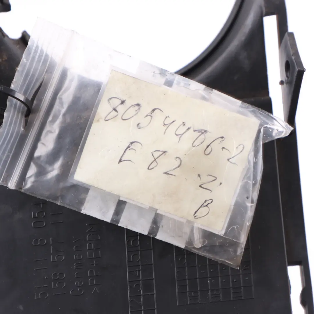 Front Bumper Fog Light Grille Grid Lateral Right O/S to BMW E82 E88 M Sport with Part number 8054486 BMW E82 E88 M Sport Front Bumper Fog Light Grille Grid Lateral Right O/S - SKU 8054486-2 - Part number 8054486