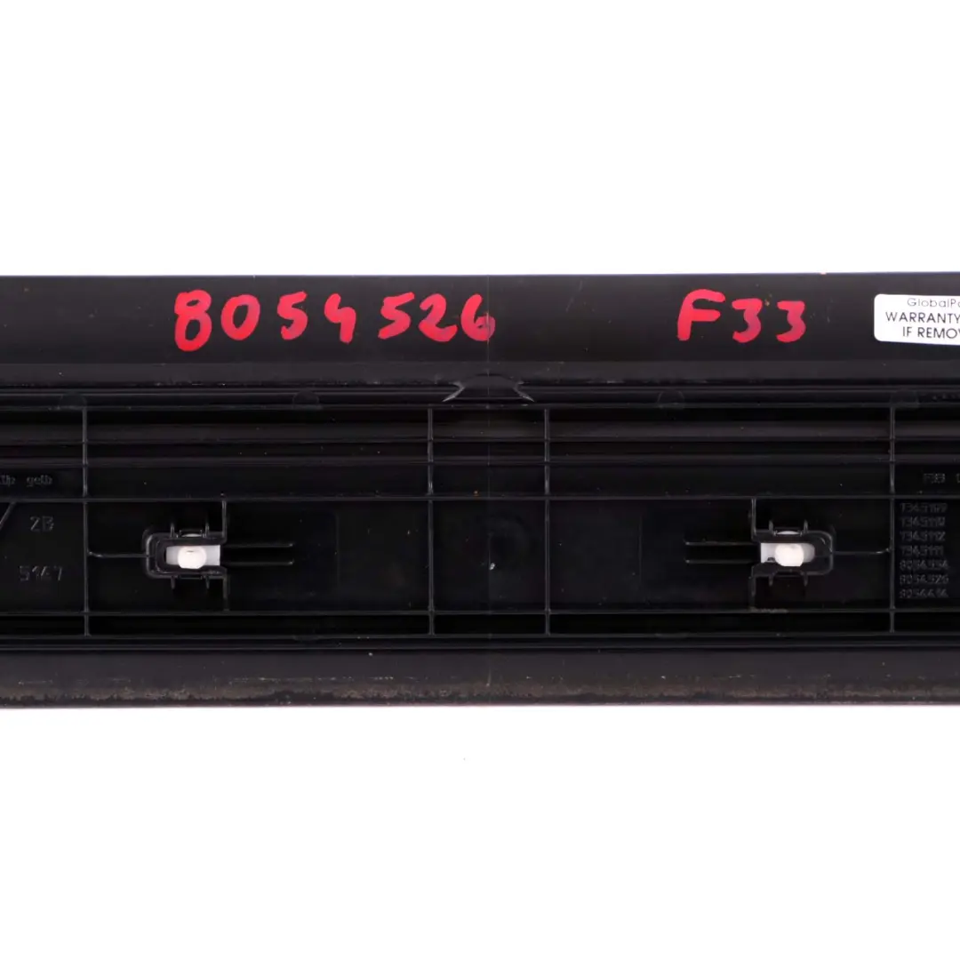 Porta Ingresso Striscia Copertura Brancardo Sinistra Destra per BMW F33 Cabrio con numero di parte 8054526 BMW F33 Cabrio Porta Ingresso Striscia Copertura Brancardo Sinistra Destra - SKU 8054526 - Numero di parte 8054526