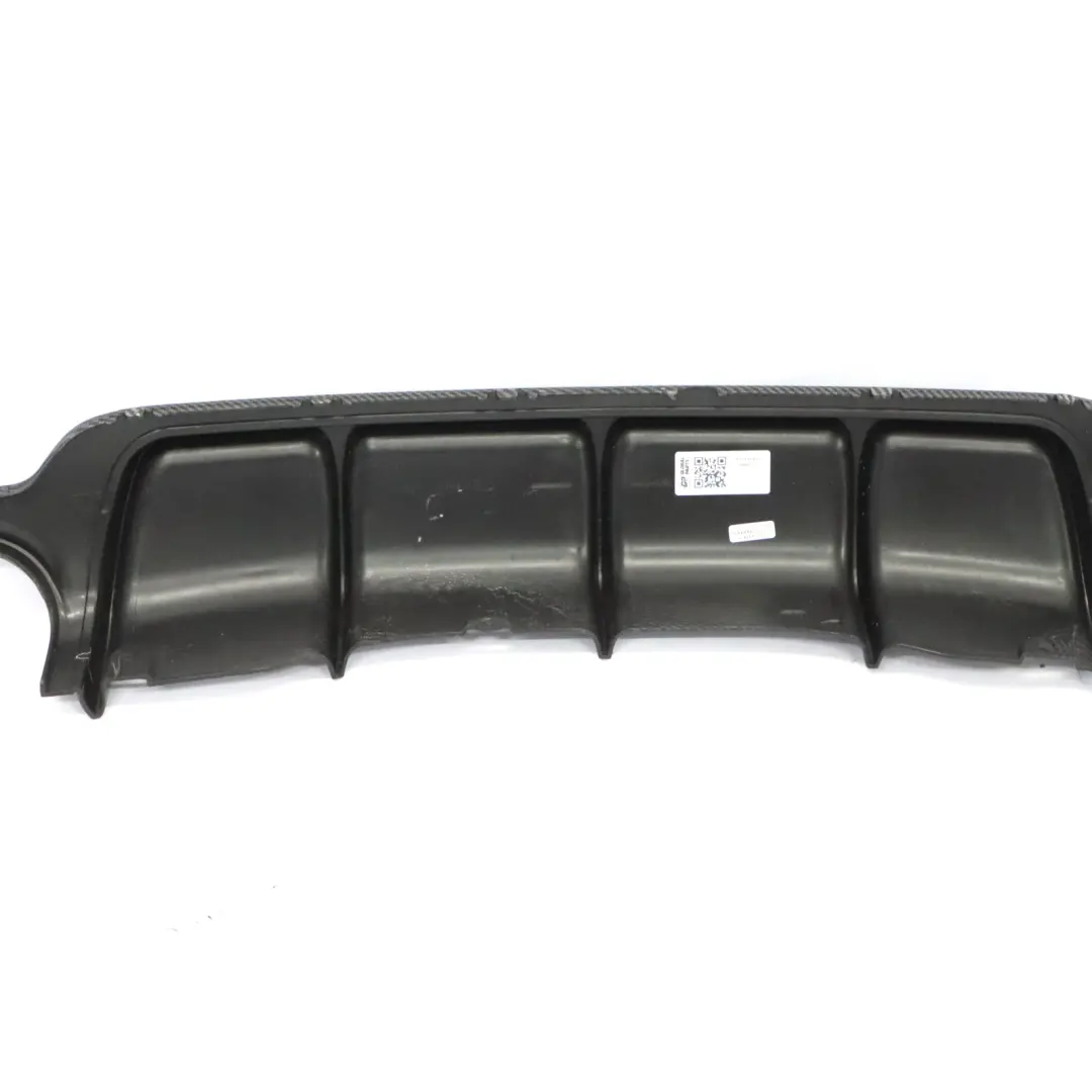 BMW F32 F33 M Sport Rear Bumper Bottom Trim Panel Diffuser Carbon - SKU 805456401 - Part number 8054564
