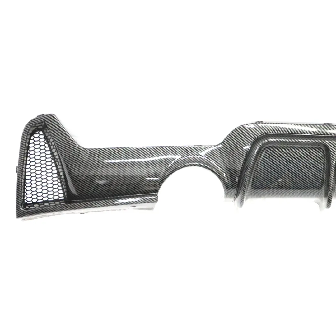 BMW F32 F33 M Sport Rear Bumper Bottom Trim Panel Diffuser Carbon - SKU 805456401 - Part number 8054564
