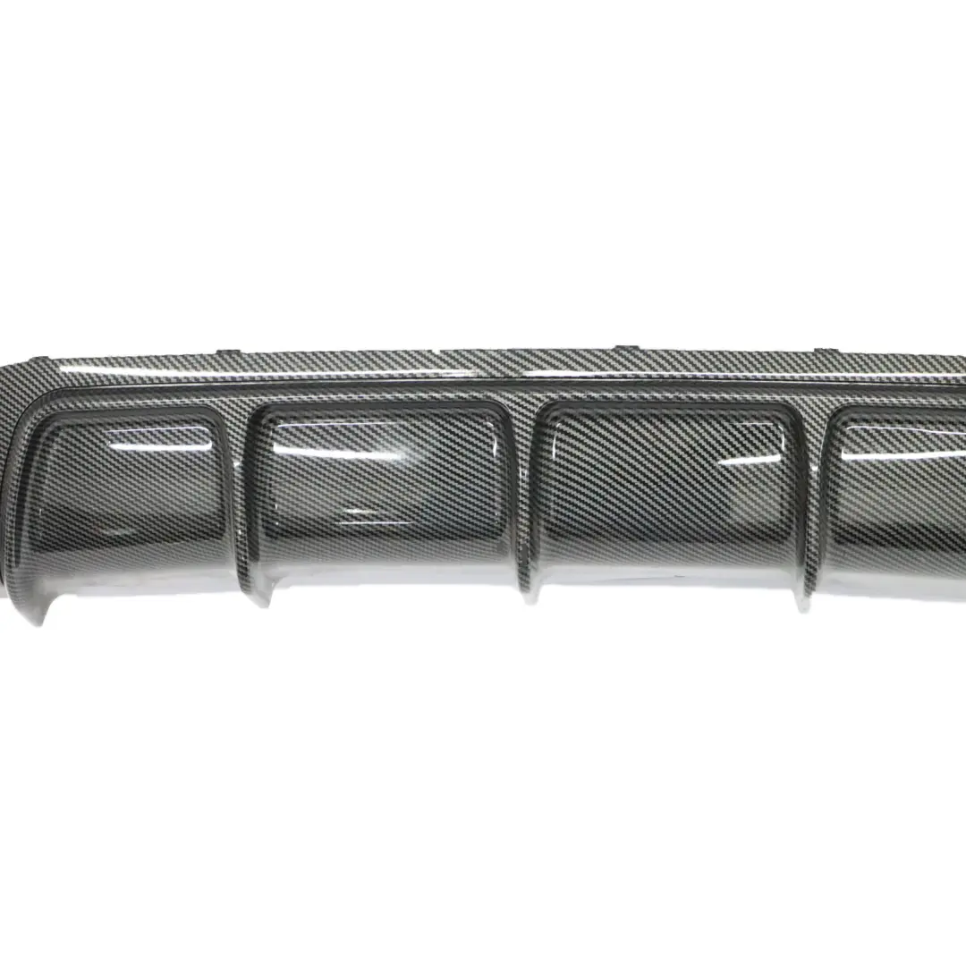 BMW F32 F33 M Sport Rear Bumper Bottom Trim Panel Diffuser Carbon - SKU 805456401 - Part number 8054564