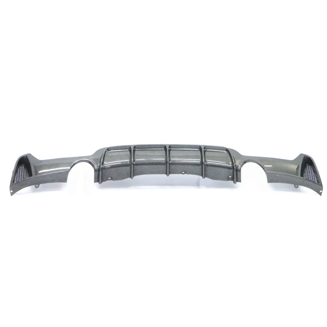 BMW F32 F33 M Sport Rear Bumper Bottom Trim Panel Diffuser Carbon - SKU 805456401 - Part number 8054564