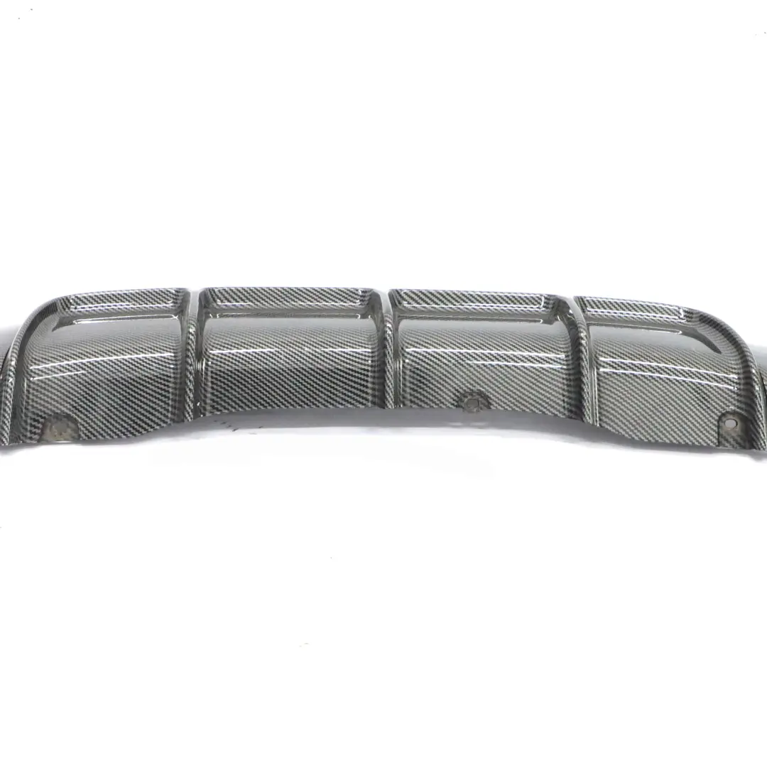 BMW F32 F33 M Sport Rear Bumper Bottom Trim Panel Diffuser Carbon - SKU 805456401 - Part number 8054564