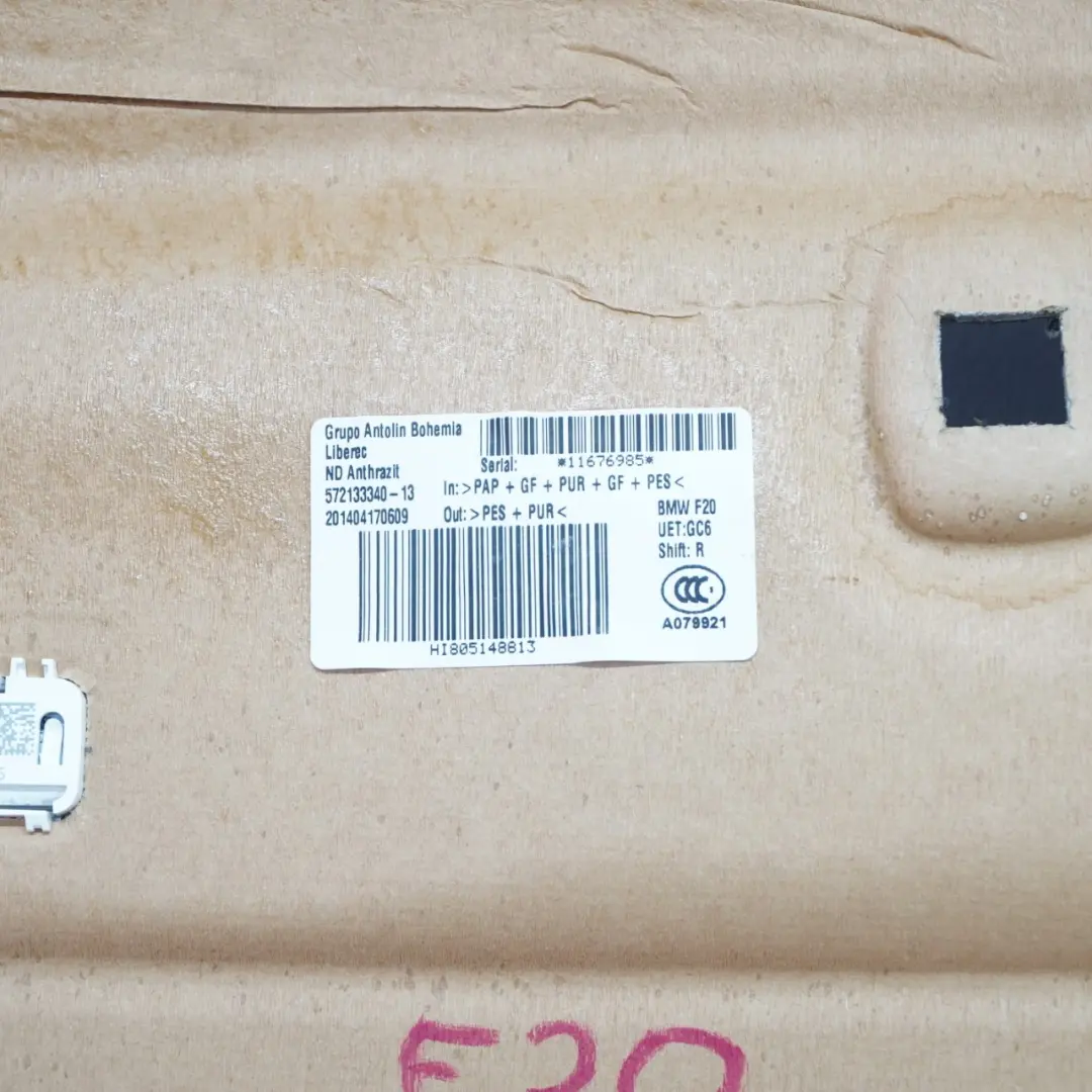 Podsufitka M-Pakiet Czarna Kompletna do BMW F20 o numerze 8054896 BMW F20 Podsufitka M-Pakiet Czarna Kompletna - SKU 8054896 - Numer Części 8054896