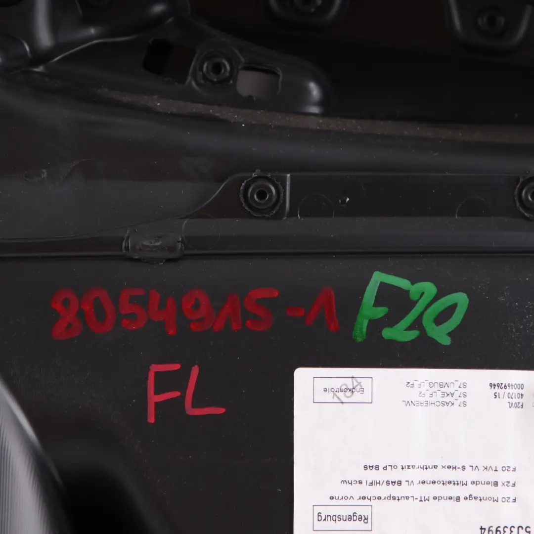 Rivestimento anteriore sinistra Fodera Tessuto esagonale Alcantara per BMW F20 con numero di parte 8054915 BMW F20 Rivestimento anteriore sinistra Fodera Tessuto esagonale Alcantara - SKU 8054915-1 - Numero di parte 8054915