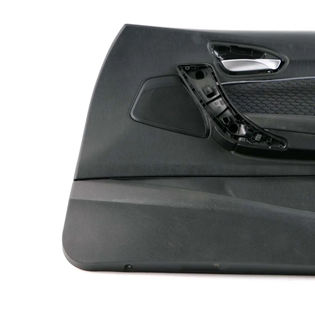 Panel de Tarjeta Puerta Delantera Derecha Forro Tela Hexágono Alcantara para BMW F20 con número de pieza 8054916 BMW F20 Panel de Tarjeta Puerta Delantera Derecha Forro Tela Hexágono Alcantara - SKU 8054916-1 - Número de pieza 8054916