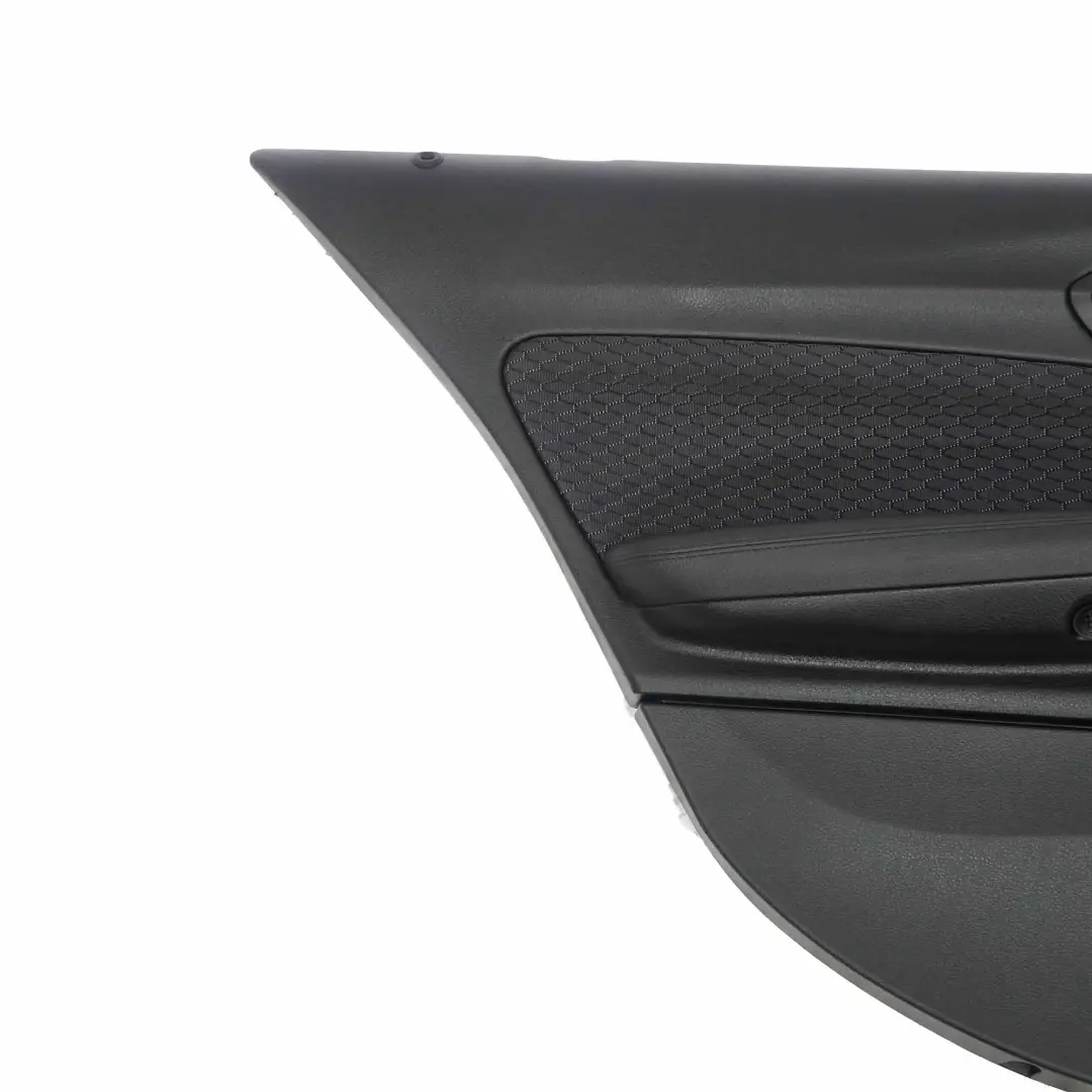 Door Card Rear Left N/S Lining Cloth Fabric Hexagon Alcantara Anthracite to BMW F20 with Part number 8054917 BMW F20 Door Card Rear Left N/S Lining Cloth Fabric Hexagon Alcantara Anthracite - SKU 8054917-1 - Part number 8054917