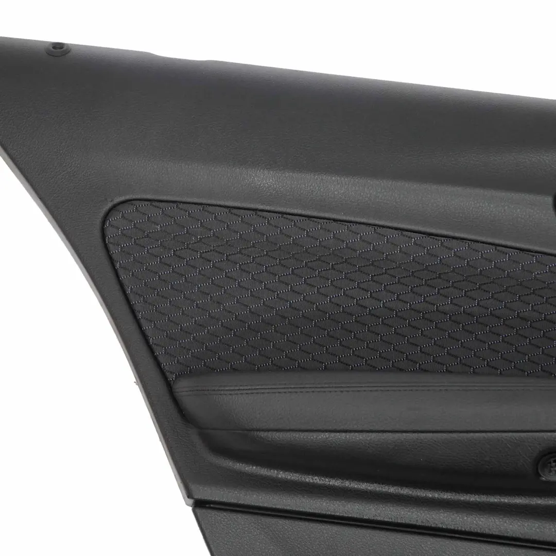 BMW F20 Door Card Rear Left N/S Lining Cloth Fabric Hexagon Alcantara Anthracite - SKU 8054917-1 - Part number 8054917