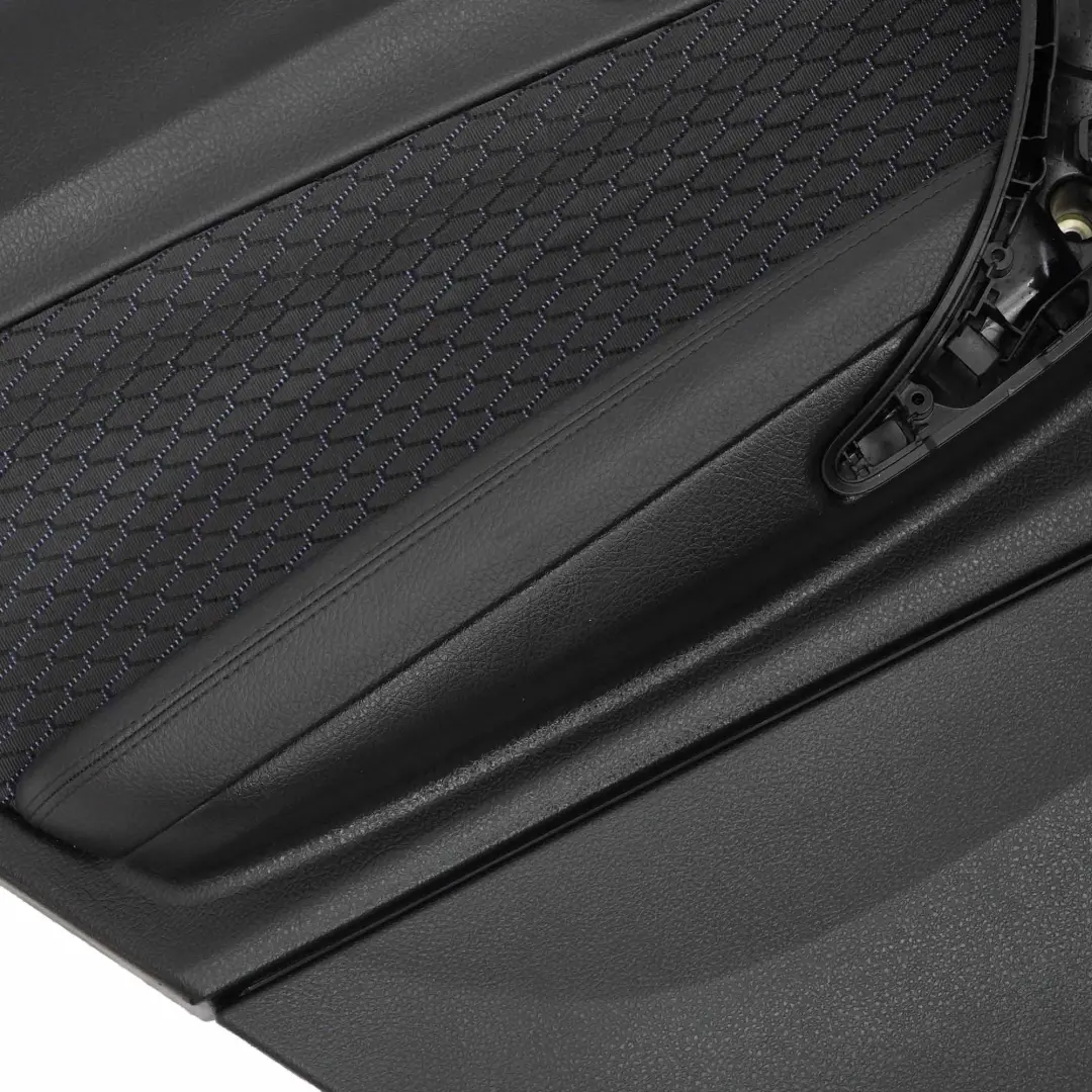 BMW F20 Door Card Rear Left N/S Lining Cloth Fabric Hexagon Alcantara Anthracite - SKU 8054917-1 - Part number 8054917