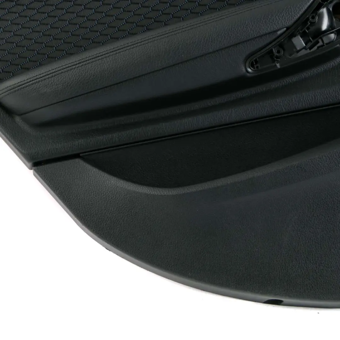 Left N/S Door Lining Card Cloth Fabric Hexagon Alcantara to BMW 1 F20 Rear with Part number 8054917 BMW 1 F20 Rear Left N/S Door Lining Card Cloth Fabric Hexagon Alcantara - SKU 8054917 - Part number 8054917