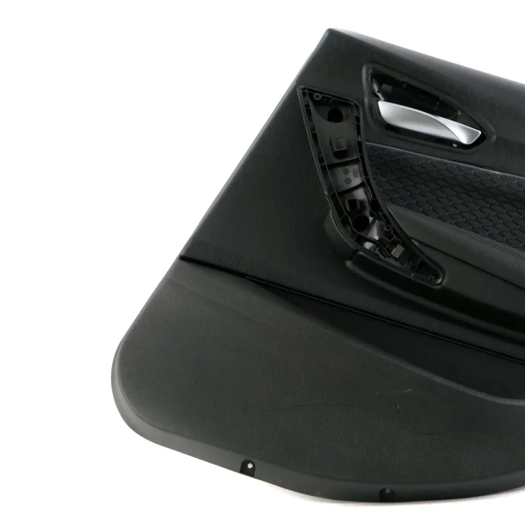 Right Door Lining Card Cloth Fabric Hexagon Alcantara to BMW F20 Rear with Part number 8054918 BMW F20 Rear Right Door Lining Card Cloth Fabric Hexagon Alcantara - SKU 8054918 - Part number 8054918