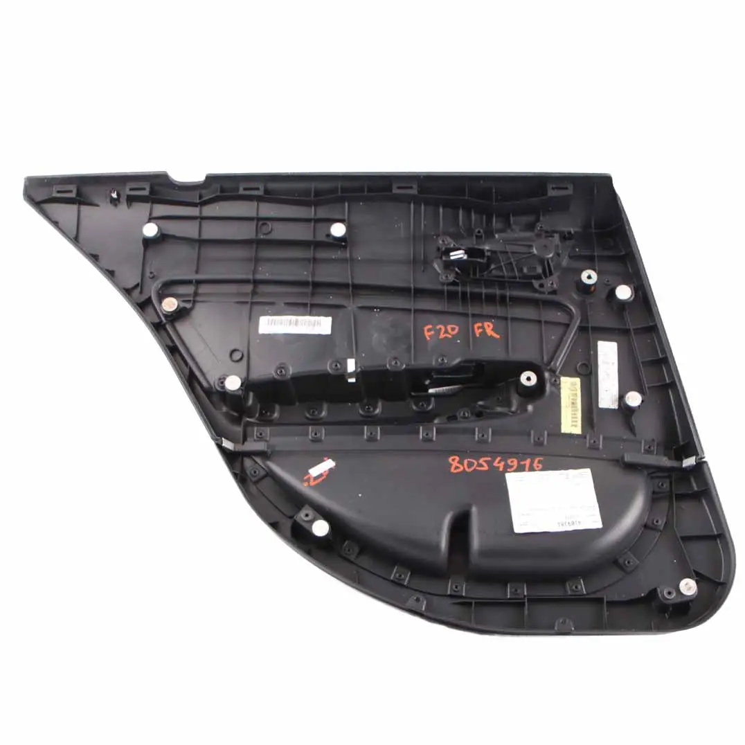 BMW F20 Door Card Trim Rear Right O/S Lining Cloth Fabric Alcantara Anthracite - SKU 8054920 - Part number 8054920