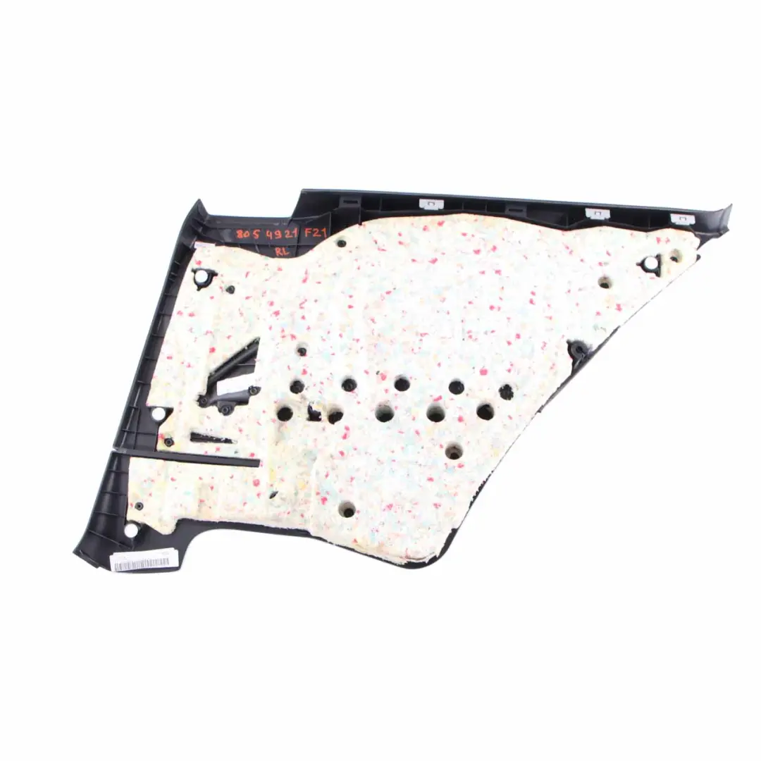 Lateral Trim Panel Rear Left N/S Lining Cloth Fabric Alcantara to BMW F21 with Part number 8054921 BMW F21 Lateral Trim Panel Rear Left N/S Lining Cloth Fabric Alcantara - SKU 8054921 - Part number 8054921