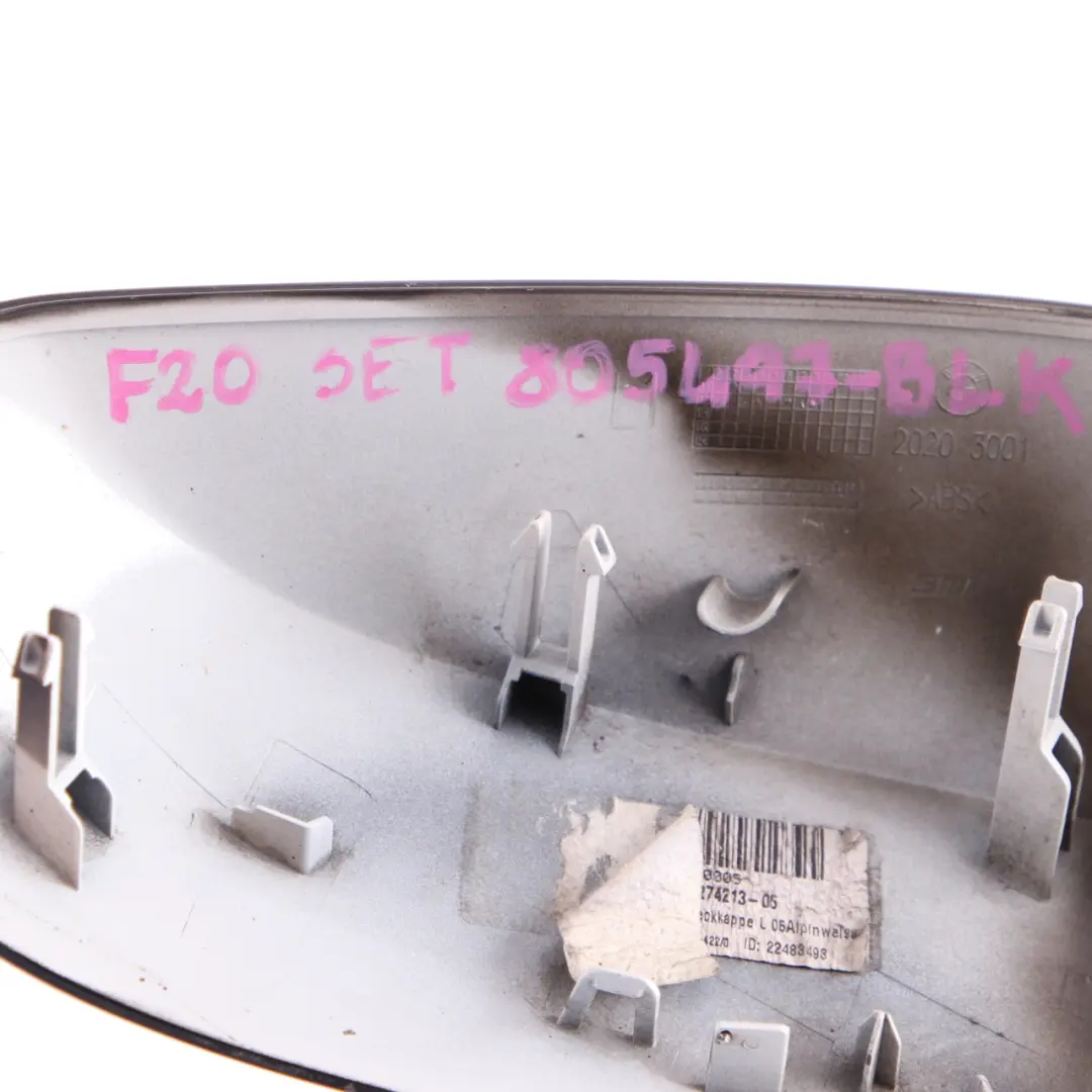 Wing Mirror BMW F20 F21 Set Cap Casing Left N/S Black 8054978 to Cover with Part number 8054977 Cover Wing Mirror BMW F20 F21 Set Cap Casing Left N/S Black 8054978 - SKU 8054977 / 8054978-BLK - Part number 8054977
