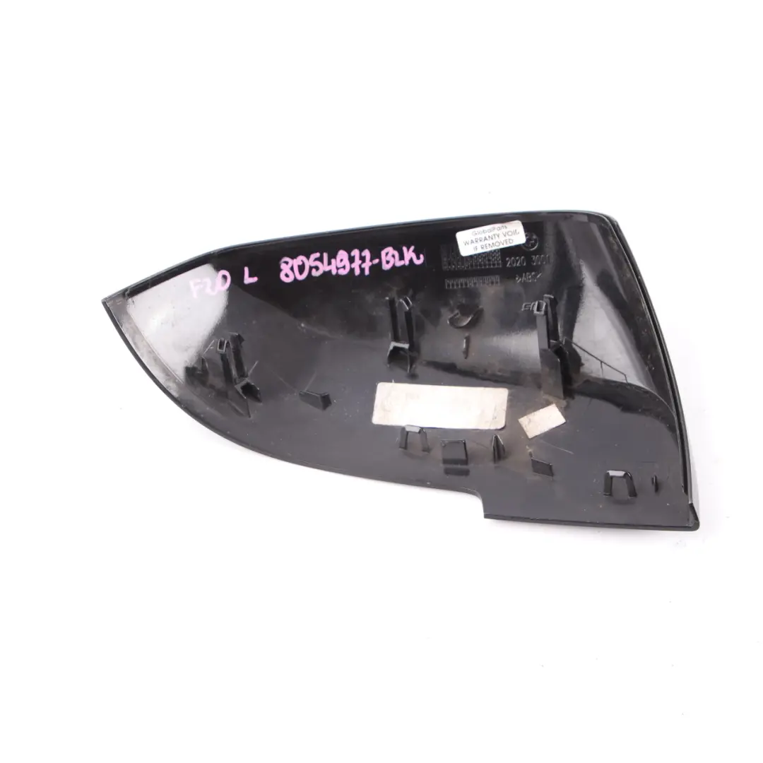 Wing Mirror Cover BMW F20 F21 Cap Casing Left N/S Black to with Part number 8054977 Wing Mirror Cover BMW F20 F21 Cap Casing Left N/S Black - SKU 8054977-BLK - Part number 8054977