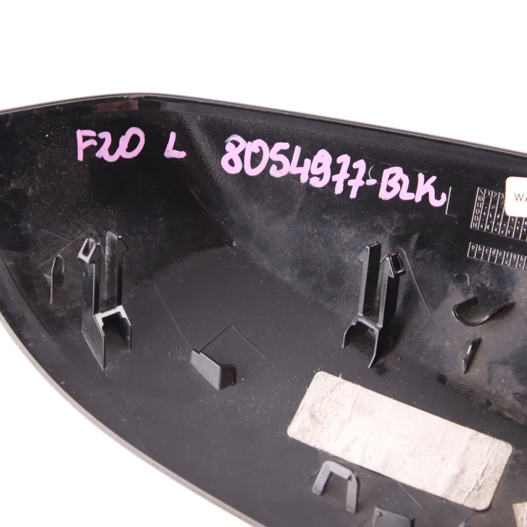 Wing Mirror Cover BMW F20 F21 Cap Casing Left N/S Black to with Part number 8054977 Wing Mirror Cover BMW F20 F21 Cap Casing Left N/S Black - SKU 8054977-BLK - Part number 8054977