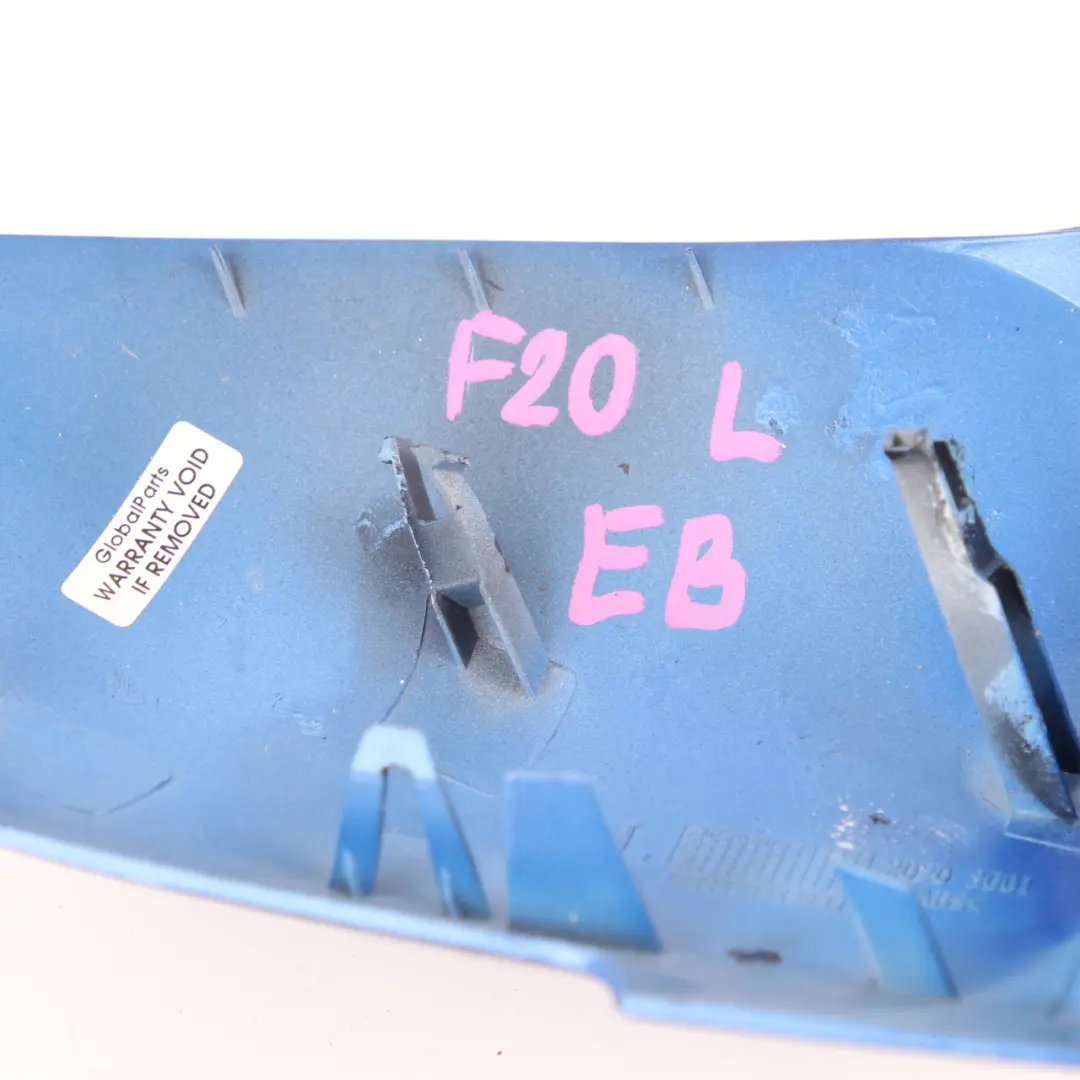 Mirror Cover BMW F20 F21 M Sport Look Wing Cap Casing Left N/S Estorilblau to with Part number 8054977 Mirror Cover BMW F20 F21 M Sport Look Wing Cap Casing Left N/S Estorilblau - SKU 8054977-EB - Part number 8054977