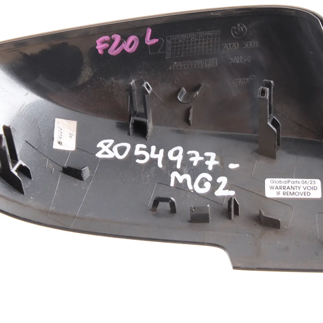 Wing Mirror Cover BMW F20 F21 Cap Casing Left N/S Mineral Grey - B39 to with Part number 8054977 Wing Mirror Cover BMW F20 F21 Cap Casing Left N/S Mineral Grey - B39 - SKU 8054977-MG2 - Part number 8054977