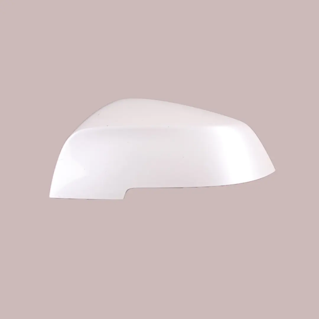  Wing Mirror Cover BMW F20 F21 Cap Casing Left N/S Mineralweiss Mineral White A96 - SKU 8054977-MW - Part number 8054977