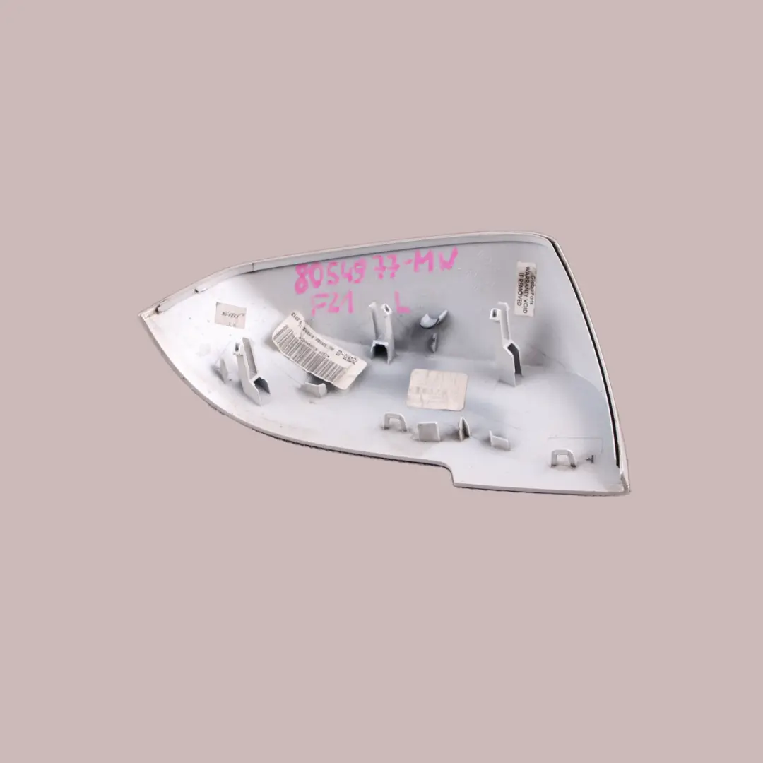  Wing Mirror Cover BMW F20 F21 Cap Casing Left N/S Mineralweiss Mineral White A96 - SKU 8054977-MW - Part number 8054977